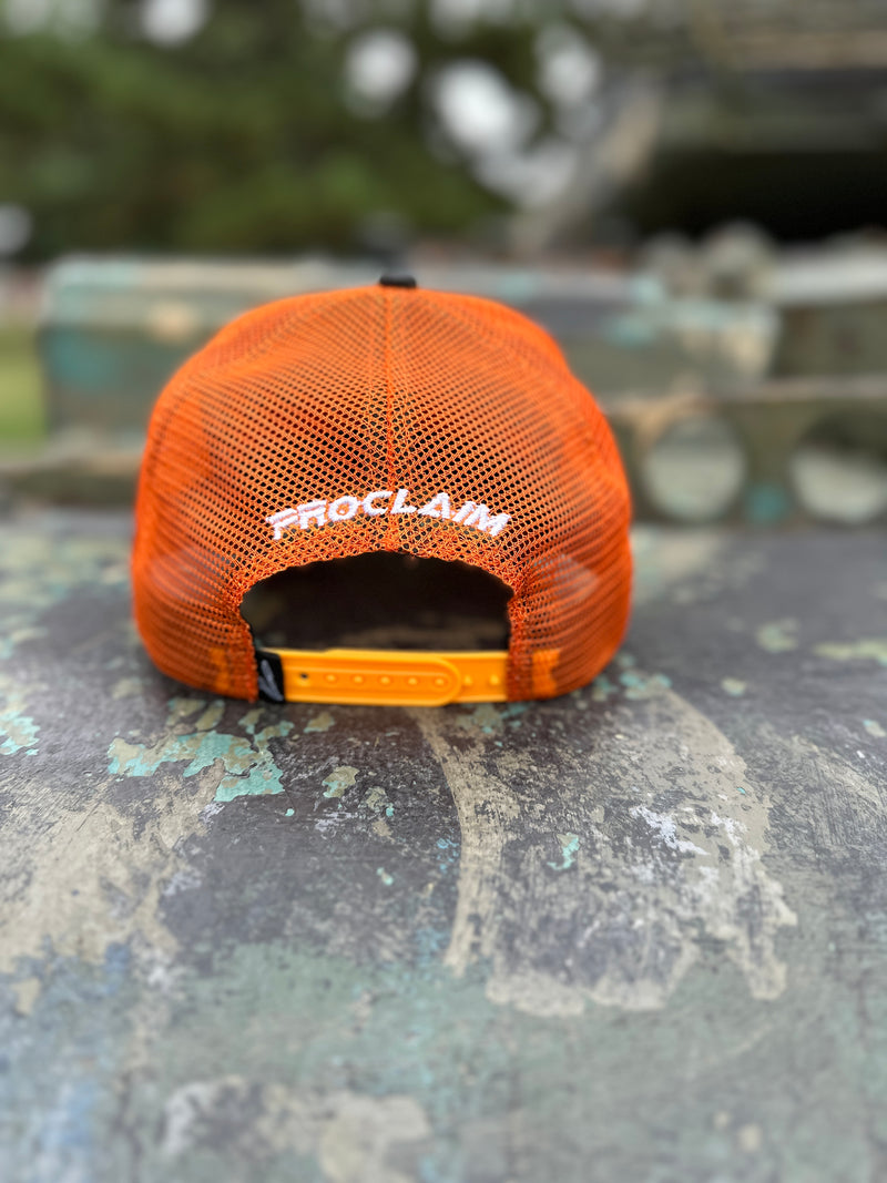 God’s Work- Signature Series (camo/orange) mesh snap-back