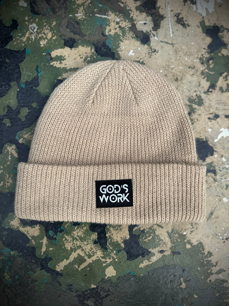 God's Work Cuffed Beanie