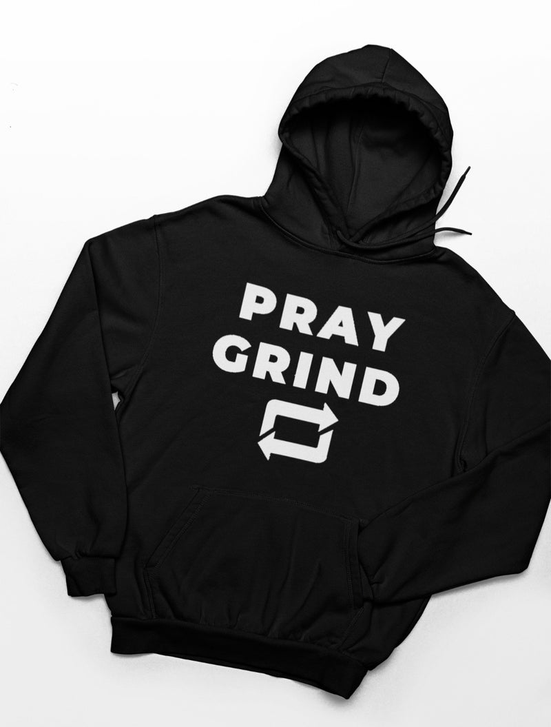 Pray Grind Repeat Hoodie (black)