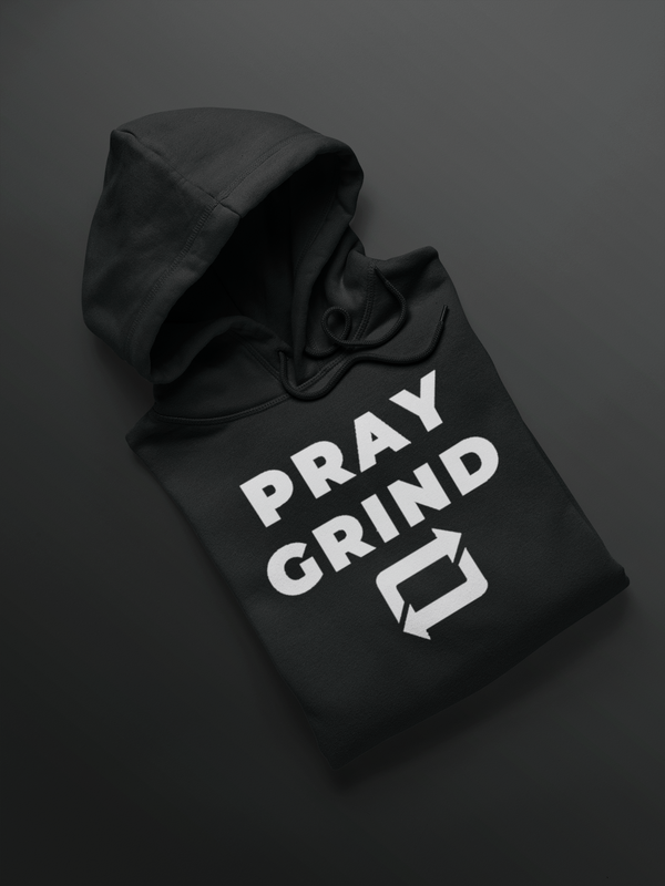 Pray Grind Repeat Hoodie (black)