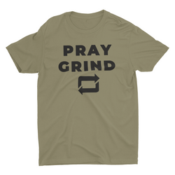 Pray Grind Repeat T-Shirt (Coyote Brown)